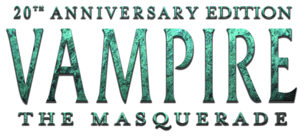 Vampire: The Masquerade 20th Anniversary Logo