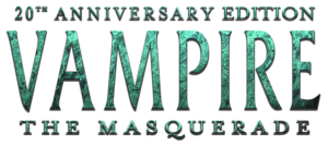 Vampire: The Masquerade 20th Anniversary Logo