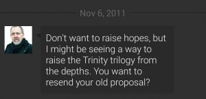 trinity texted to ian