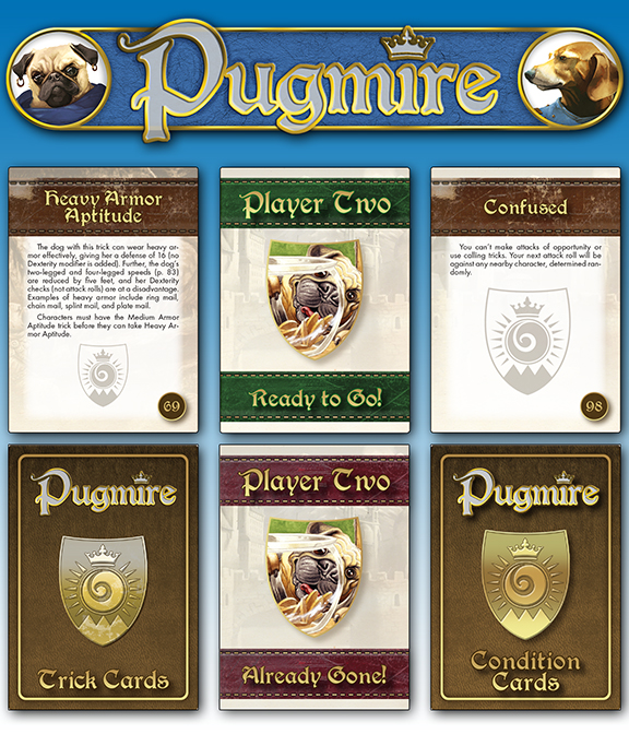 Now Available: Pugmire Card Set 1, and Onyx Dice!