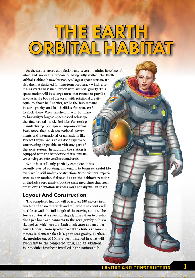 Now Available: Earth Orbital Habitat, plus Scion Hero on Roll20!
